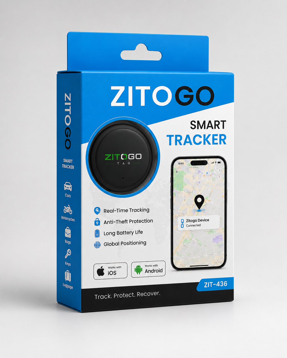 ZITOGO ZIT436 Smart Tracker retail box